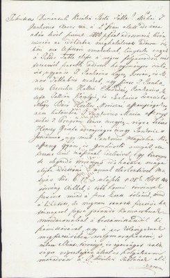 A368 Lot 2 acte olografe, 1845, &amp;icirc;n limba maghiară, Trencsen, Trencin foto