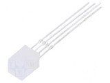 LED dreptunghiular 5x5x7mm RGB, 220-330mcd, trei culori disponibile, Optosupply