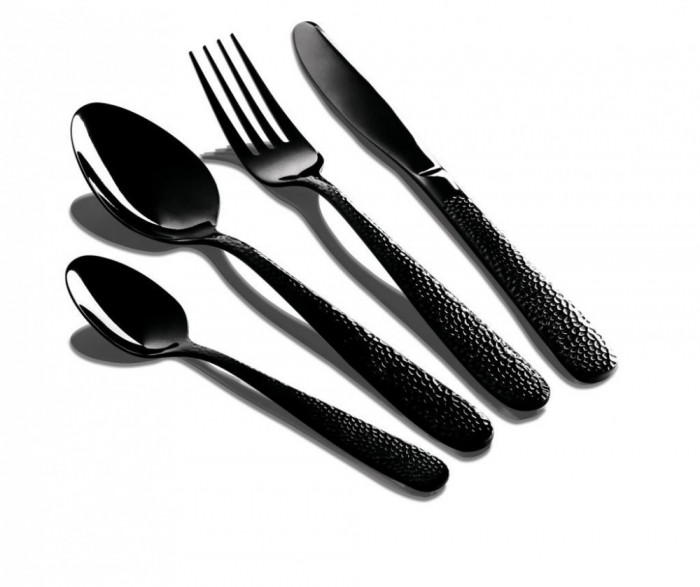 Set Tacamuri 24 piese Berlinger Haus negru lucios, BH 2620