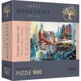 Puzzle Trefl din Lemn 1000 Piese - New York, TREFL Lemn 1000P