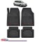 Covorase Auto TeamCar&reg; Tip Tavita Compatibile Mazda 3 Generatia I (2003&ndash;2009) Negru Material Rezistent
