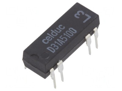 Releu senzor reed SPST-NO 12VDC 1A max 100VDC 10W foto