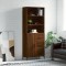 vidaXL Dulap inalt, stejar maro, 69,5x34x180 cm, lemn compozit