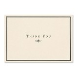 Black and Cream Thank You Notes
