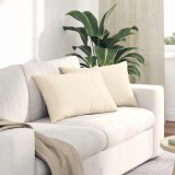 vidaXL Perne pentru canapea 2 pcs Crem 60 x 40 cm 42013690