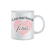 Cana alba personalizata Cea mai buna fina, INOVATIX&reg;. 330ml