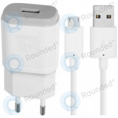 Incarcator de voiaj LG USB 1800mAh alb incl. Cablu de date USB MCS-04ED