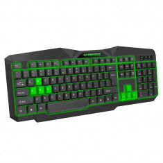 Tastatura Gaming USB Tirions Esperanza, LED Verde foto