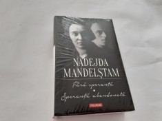 Fara speranta. Speranta abandonata - Nadejda Mandelstam RF17/4 foto