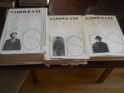 SADOVEANU - OPERE -ED. CRITICA CORNEL SIMIONESCU -3 VOLUME, vol. 1,3,4 - 1981 foto