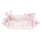 Cumpara ieftin Cos paine bumbac multicolor Iepuras 35x35x8 cm