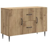 vidaXL Bufet Stejar Artizanal 89 x 34,5 x 60 cm Lemn prelucrat 894894