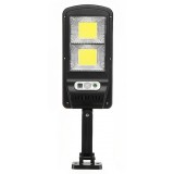 Lampa stradala solara eMazing, cu telecomanda, 36 cm x 11.5 cm, 108 COB LED, 2592 Lumeni, 21.6 W - echivalent 172 W bec incadescent, IP65, Senzor de M
