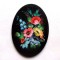 Magnet cu flori viu colorate, maganet pe lemn pentru frigider 40416