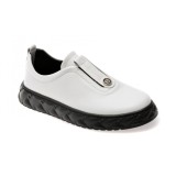 Pantofi GRYXX albi, 251YZ87, din piele naturala