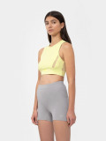 Crop top de alergare cu uscare rapidă pentru femei, 4F Sportswear