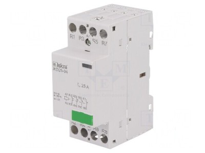 Contactor 4-polar pentru instalații 25A 24VAC 24VDC x4 foto