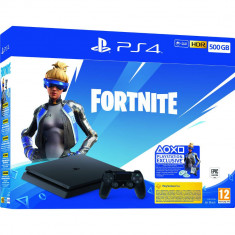 Consola Sony Consola PlayStation 4 PS4 SLIM 500GB Fortnite Neo Versa Bundle Black foto