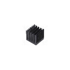 Radiator extrudat, aluminiu, 25mm x 25mm, negru, Advanced Thermal Solutions - ATS-55250W-C1-R0