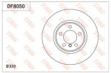 Disc frana BMW Seria 4 Gran Coupe (F36) (2014 - 2016) TRW DF8050