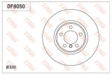 Disc frana BMW Seria 4 Cupe (F32, F82) (2013 - 2016) TRW DF8050