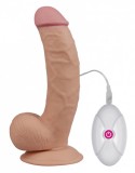 Vibrator Realist Ultra Soft Dude 10 Moduri Vibratii Natural 20.5 cm