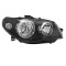 Far Fiat Albea/Palio Weekend (178), 04.2006-2012; Strada 06.1999-10.2004, partea Dreapta, electric, tip bec H7+H7, rama neagra, cu motoras, Best Auto