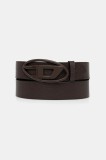 Diesel curea de piele OVAL D LOGO B-1DR culoarea maro, X08516.P4231