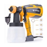 Pistol pentru vopsit electric, 600 W 4 duze 1, 1.8, 2.0, 2.5 mm, Powermat