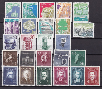 Iugoslavia 1959/60 lot serii complete MNH w58 MI 57 eu foto