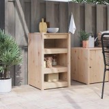 Cumpara ieftin Dulap de bucătărie Maro 55 x 55 x 92 cm Lemn masiv de pin