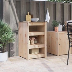 vidaXL Dulap de bucătărie Maro 55 x 55 x 92 cm Lemn masiv de pin 868157