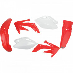 Kit plastice Honda CRF250 2008, alb/rosu, culoare OEM Cod Produs: MX_NEW 14030482PE