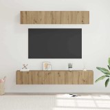 vidaXL Set dulap TV 5 pcs stejar artizanal Mediu 80 x 30 x 30 cm