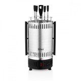 Cumpara ieftin Gratar vertical Zilan ZLN5565 argintiu, putere 900W, rotatie automata, 5 bete pentru frigarui