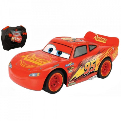 Masina Dickie Toys Cars 3 Turbo Racer Lightning McQueen cu telecomanda foto