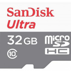 Card de memorie SanDisk microSDHC, 32 GB, Clasa 10 + Adaptor SD