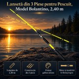 Lansetă pentru Pescuit, Model Bolantino Plus, 2,40 m