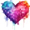 Sticker decorativ, Minecraft, Roz, 1376STK-7