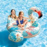 Jucarie gonflabila de piscina pentru copii, Flamingo Tropical Ride-On,