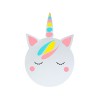 Autocolant de perete, Acrilic, Unicorn Oglinda, 16.5x25 cm, ATU-084328, Oem