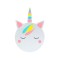 Autocolant de perete, Acrilic, Unicorn Oglinda, 16.5x25 cm, ATU-084328