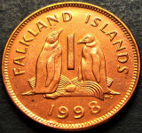 Cumpara ieftin Moneda exotica 1 PENNY - Insulele FALKLAND, anul 1998 *cod 881 A = UNC, America Centrala si de Sud