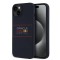 Husa iPhone 15 Red Bull Racing Silicone Horizontal Centered Logo MagSafe, albastru inchis, RBHMP15S24SIHSRV