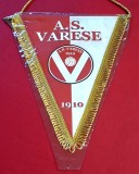 Fanion fotbal - AS VARESE (Italia) - folie de protectie si dimensiuni mari 32X24 cm