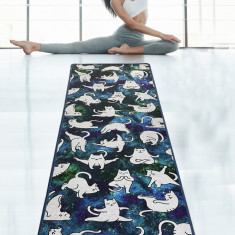 Saltea fitness/yoga/pilates Bitila Djt, Chilai, 60x200 cm, poliester, multicolor