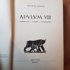 revista Apulum VIII (1970) foto