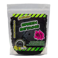Secret Baits Green Betaine Pellets - 1 kg, 6 mm