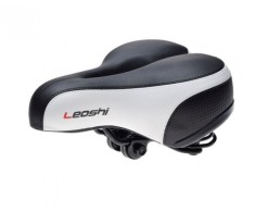 Sa cu arcuri WM pentru bicicleta cu gaura, culoare negru/alb, Leoshi Cod:AWR2072