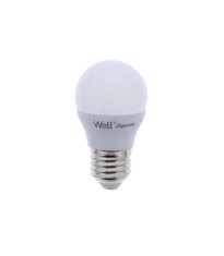 Bec LED G45 E27 7W 660lm 230V lumina rece 6500K Supreme Well LEDLC-G457E27-07-WL foto